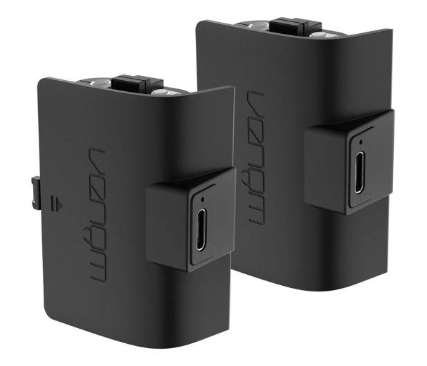 Venom XSX Podwójny akumulator 1100mAh + kabel - Czarny - 1137825 - zdjęcie
